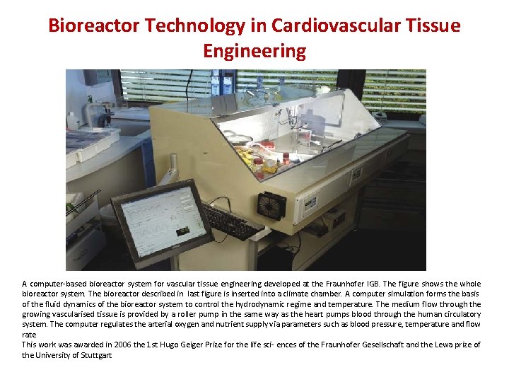 Bioreactor Technology in Cardiovascular Tissue Engineering A computer-based bioreactor system for vascular tissue engineering