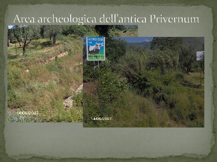 Area archeologica dell’antica Privernum 