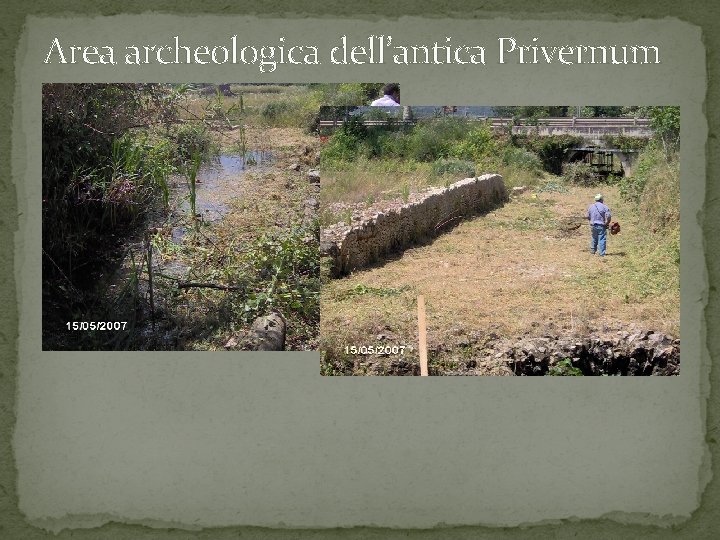 Area archeologica dell’antica Privernum 