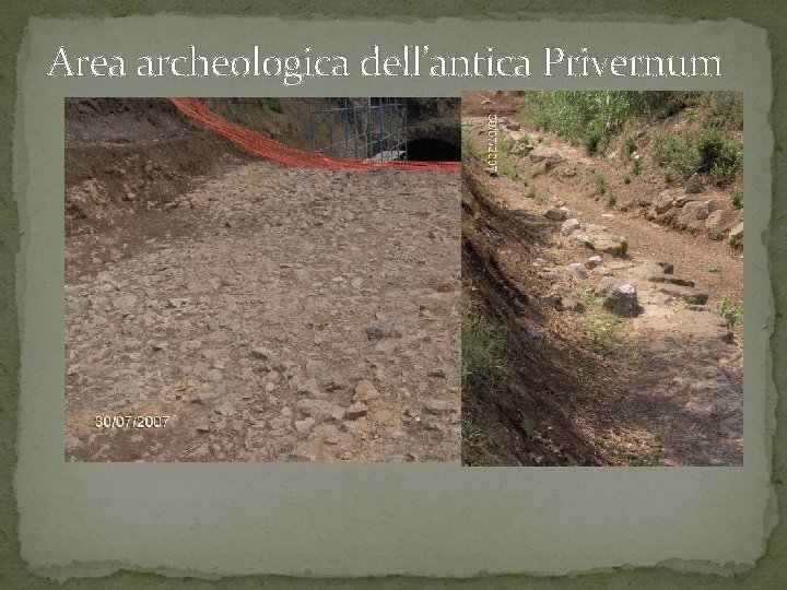 Area archeologica dell’antica Privernum 