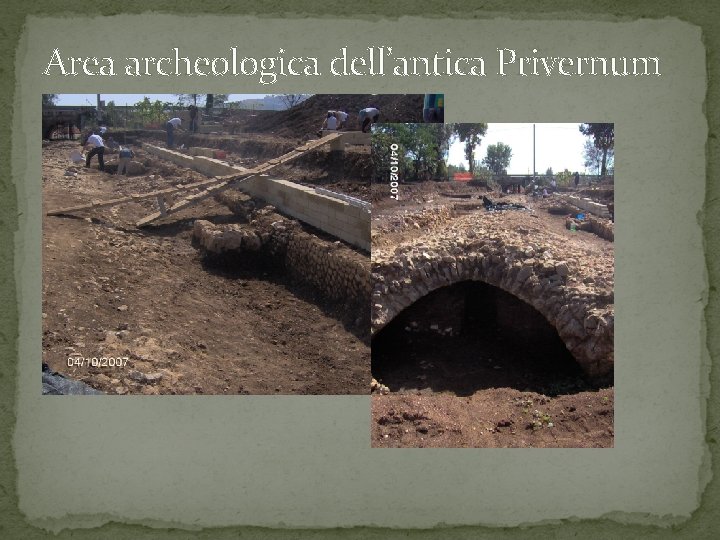 Area archeologica dell’antica Privernum 