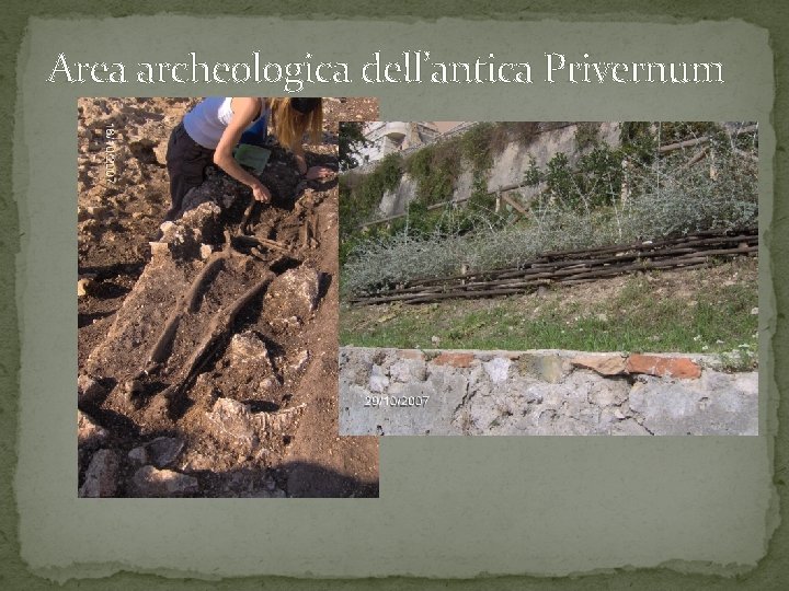 Area archeologica dell’antica Privernum 