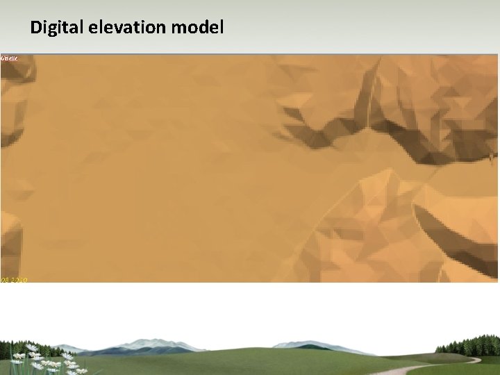 Digital elevation model 