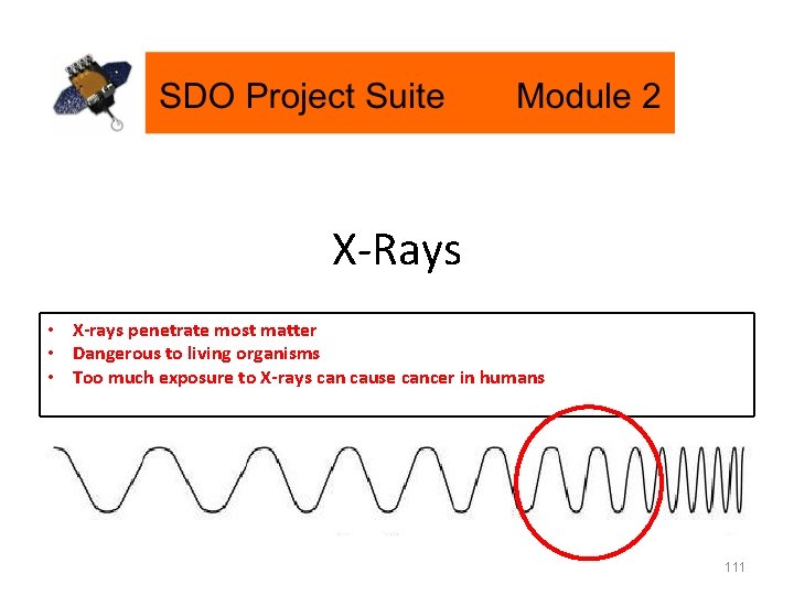 X-Rays • X-rays penetrate most matter • Dangerous to living organisms • Too much