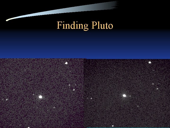 Finding Pluto 