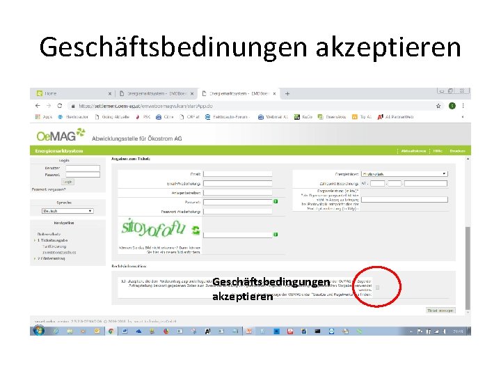 Geschäftsbedinungen akzeptieren Geschäftsbedingungen akzeptieren 