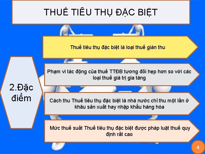 THUẾ TIÊU THỤ ĐẶC BIỆT Thuế tiêu thụ đặc biệt là loại thuế gián