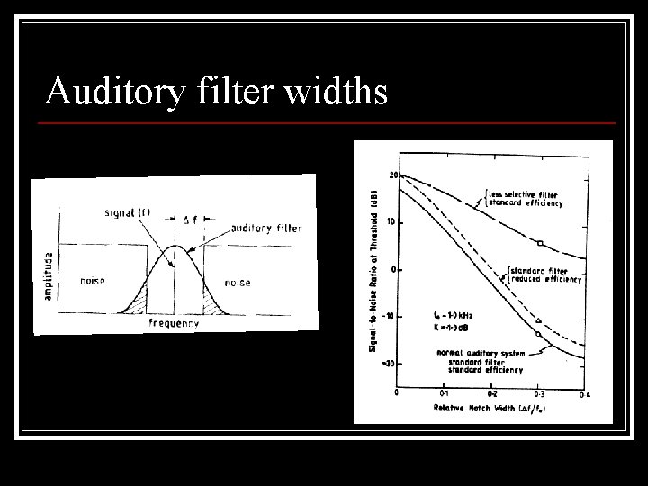 Auditory filter widths 