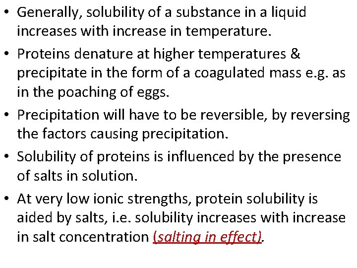  • Generally, solubility of a substance in a liquid increases with increase in