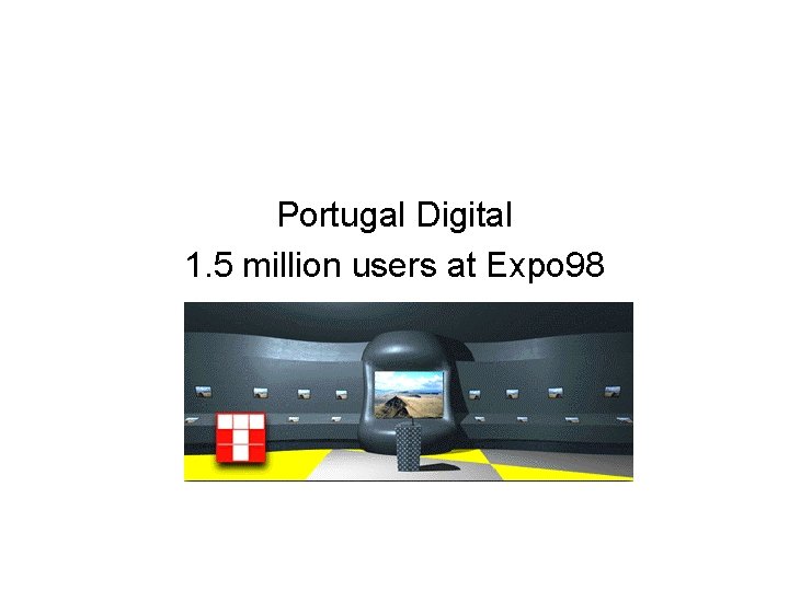 Portugal Digital 1. 5 million users at Expo 98 