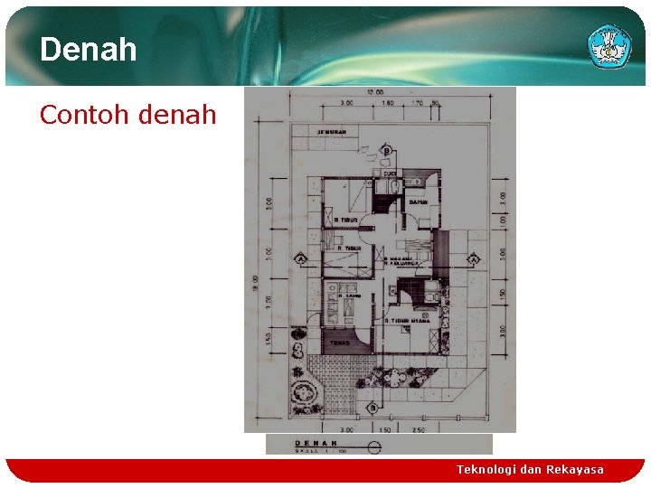 Denah Contoh denah Teknologi dan Rekayasa 