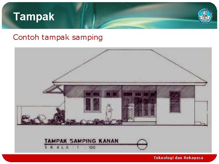 Tampak Contoh tampak samping Teknologi dan Rekayasa 