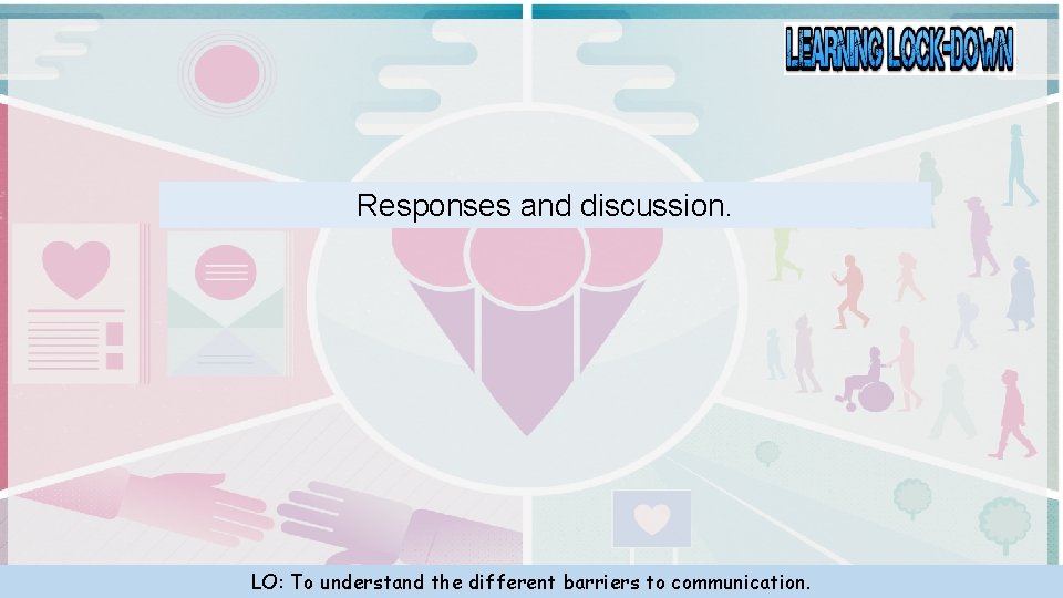 Responses and discussion. LO: To understand the different barriers to communication. 