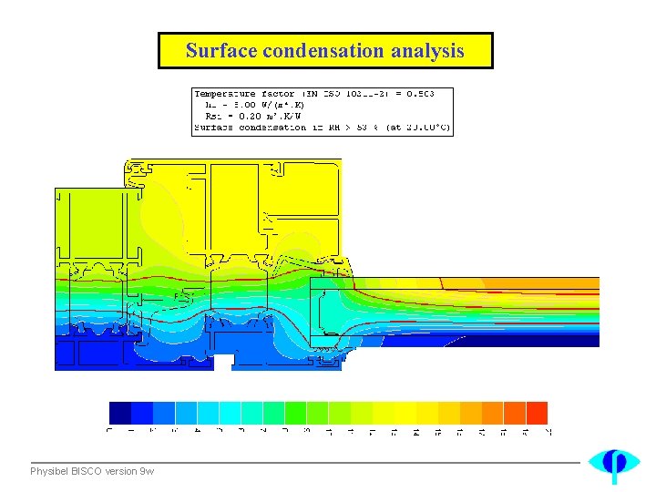 Surface condensation analysis Physibel BISCO version 9 w 