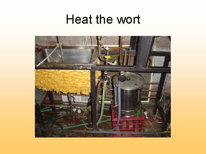 Heat the wort 
