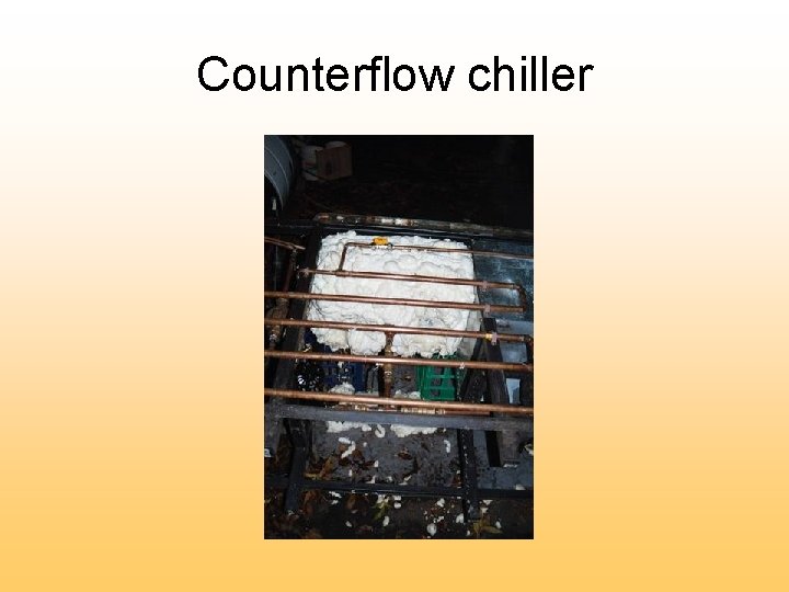 Counterflow chiller 