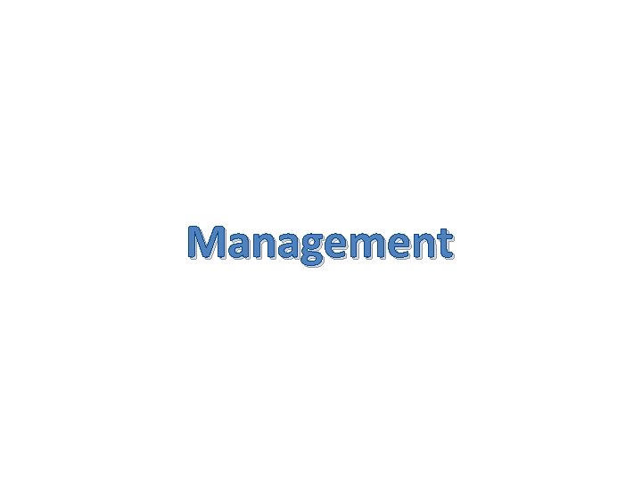 Management 