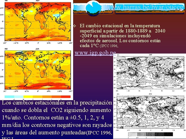 www. harras. be/hvar/ouccg v El cambio estacional en la temperatura superficial a partir de