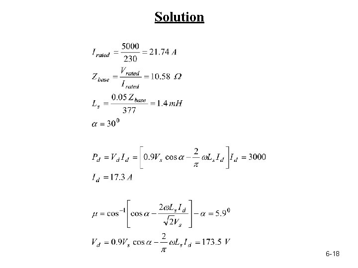 Solution 6 -18 