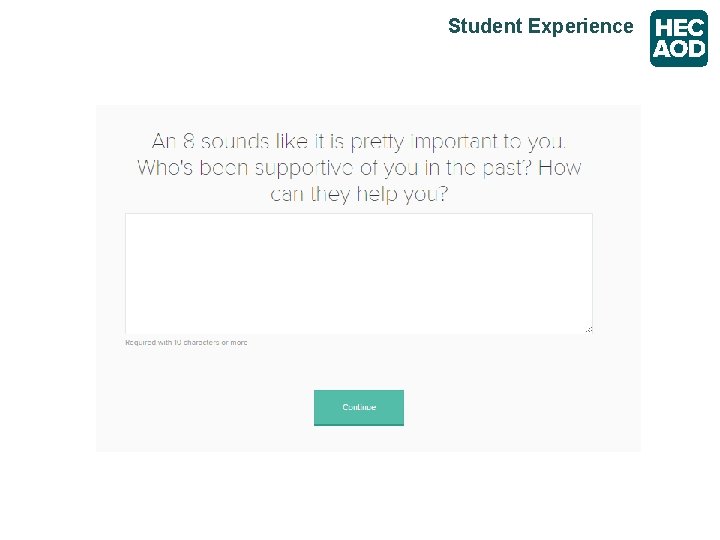 Student Experience 