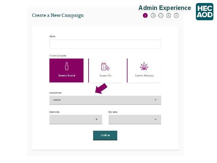 Admin Experience 