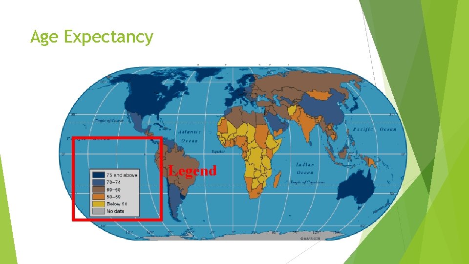Age Expectancy Legend 