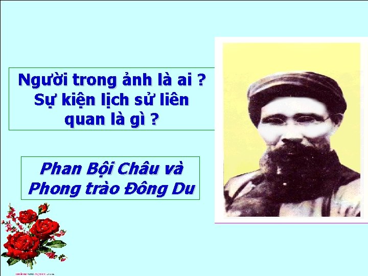 Người trong ảnh là ai ? Sự kiện lịch sử liên quan là gì