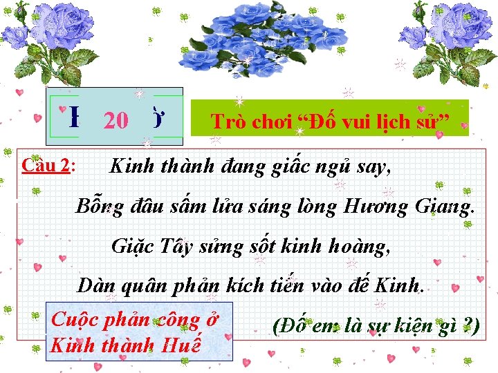 15 10 13 12 11 19 18 17 16 987654321đầu Bắt 14 Hết giờ