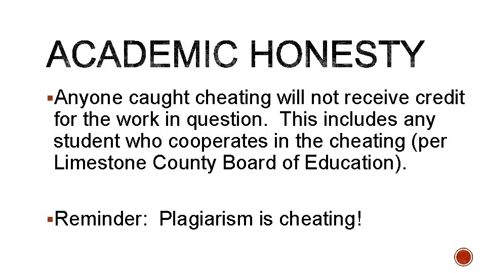 §Anyone caught cheating will not receive credit for the work in question. This includes