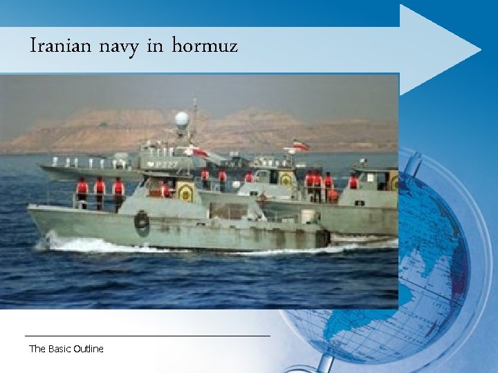 Iranian navy in hormuz The Basic Outline 