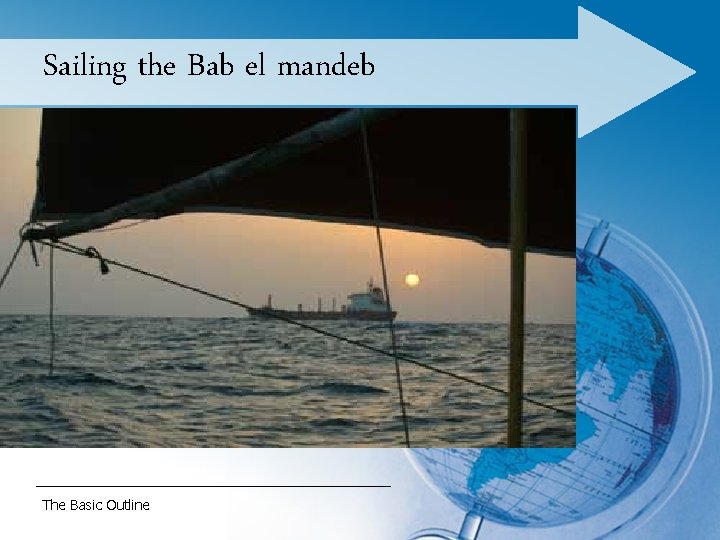 Sailing the Bab el mandeb The Basic Outline 