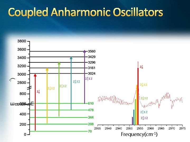 Coupled Anharmonic Oscillators Frequency(cm-1) 