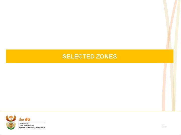 SELECTED ZONES 11 