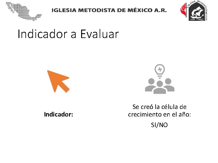 Indicador a Evaluar Indicador: Se creó la célula de crecimiento en el año: SI/NO