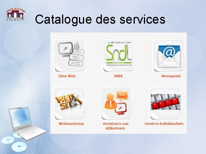 Catalogue des services 