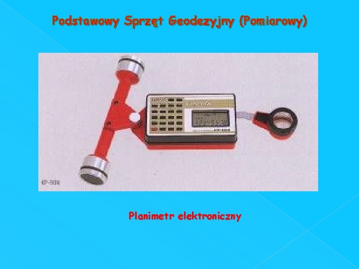 Podstawowy Sprzęt Geodezyjny (Pomiarowy) Planimetr elektroniczny 