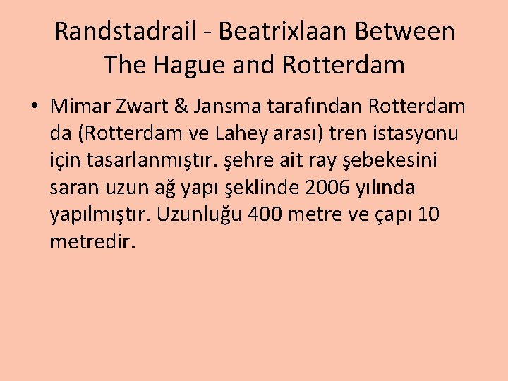 Randstadrail - Beatrixlaan Between The Hague and Rotterdam • Mimar Zwart & Jansma tarafından