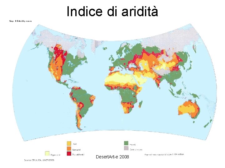 Indice di aridità Desert. Art-e 2008 