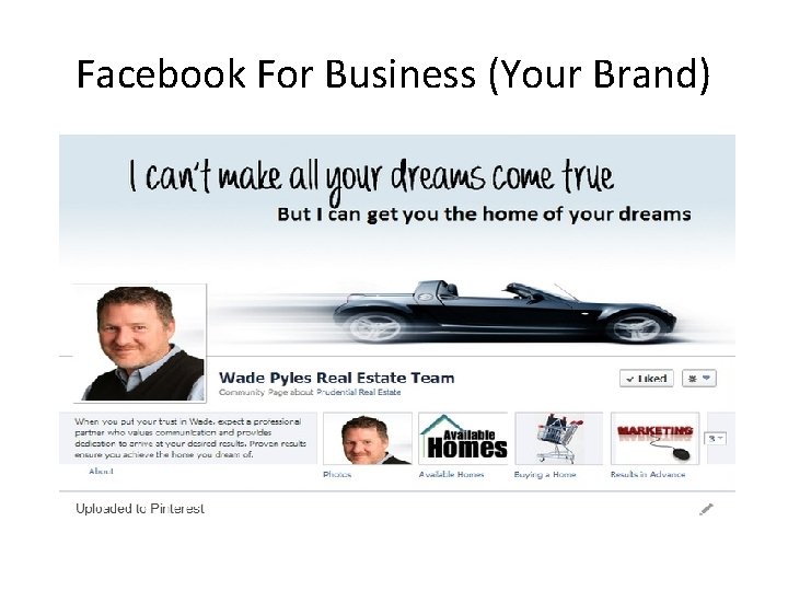 Facebook For Business (Your Brand) 