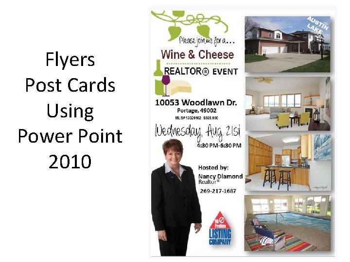 Flyers Post Cards Using Power Point 2010 