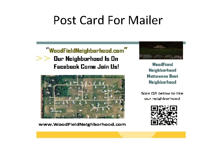 Post Card For Mailer 