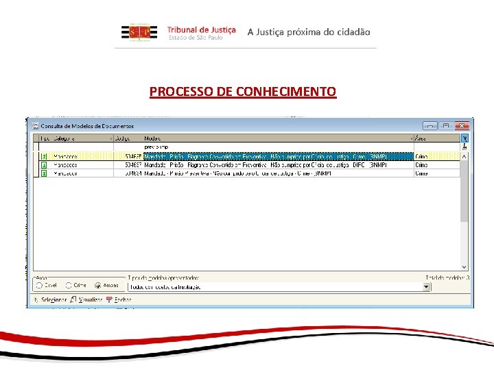 PROCESSO DE CONHECIMENTO 