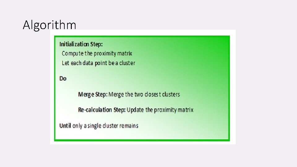 Algorithm 