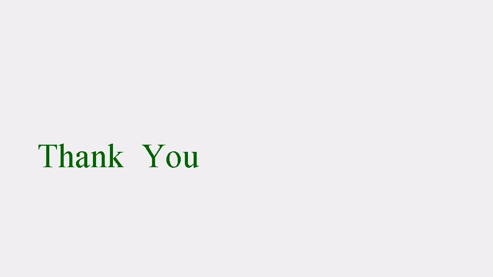 Thank You 