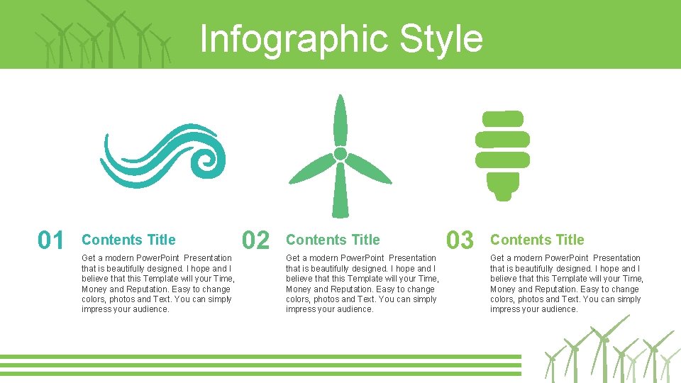Infographic Style 01 Contents Title Get a modern Power. Point Presentation that is beautifully