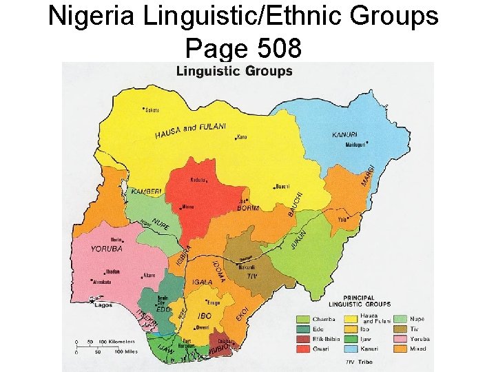 Nigeria Linguistic/Ethnic Groups Page 508 