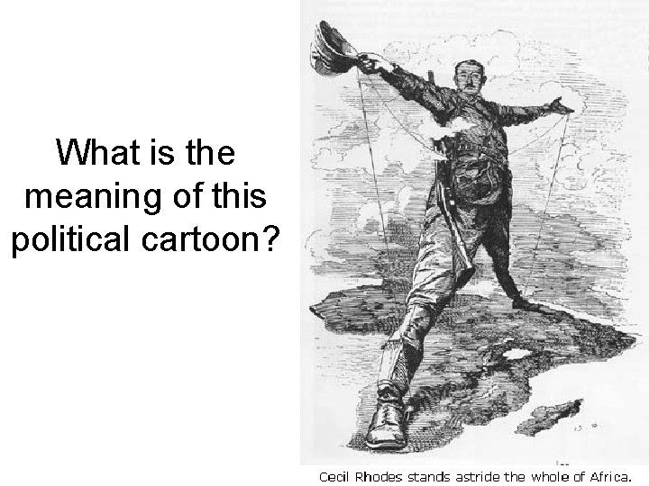 What is the meaning of this political cartoon? 