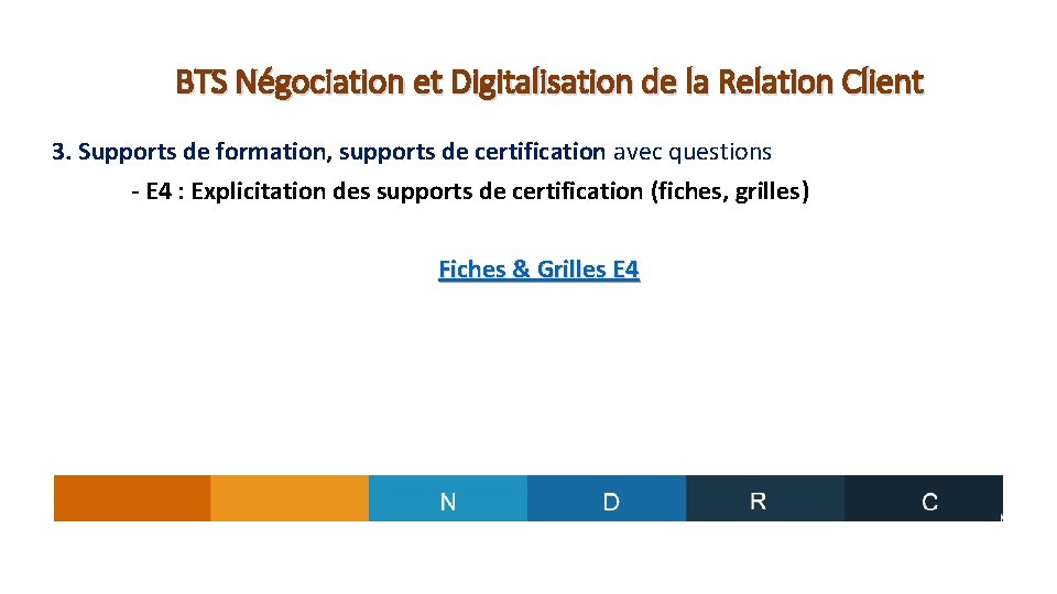 BTS Négociation et Digitalisation de la Relation Client 3. Supports de formation, supports de