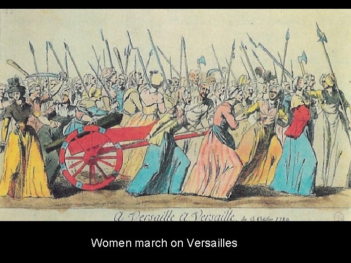 Women march on Versailles 