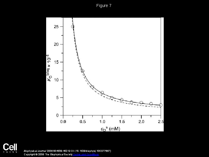 Figure 7 Biophysical Journal 2006 904509 -4521 DOI: (10. 1529/biophysj. 105. 077867) Copyright ©
